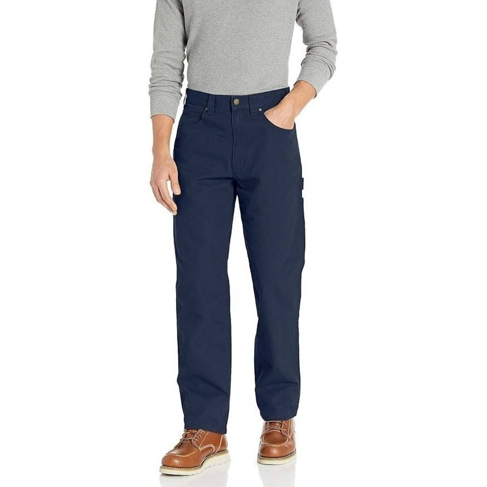 Amazon Essentials Men's Carpenter Jean with Tool Pockets Navy Blue W36 L34